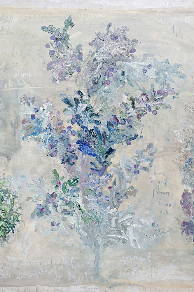 Copacul Cunostinței(Florile Raiului,detaliu),ulei ,panza,120x420cm,2015 1000