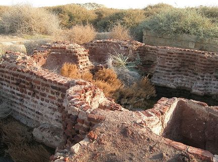Ruine de la Abu Mena, locul de martiriu al Sfântului Mina