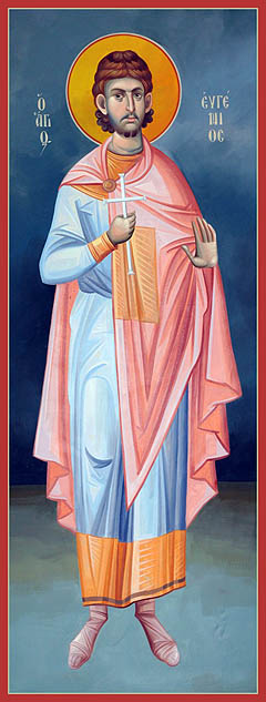 Sfântul Mare Mucenic Eugen, icoană contemporană