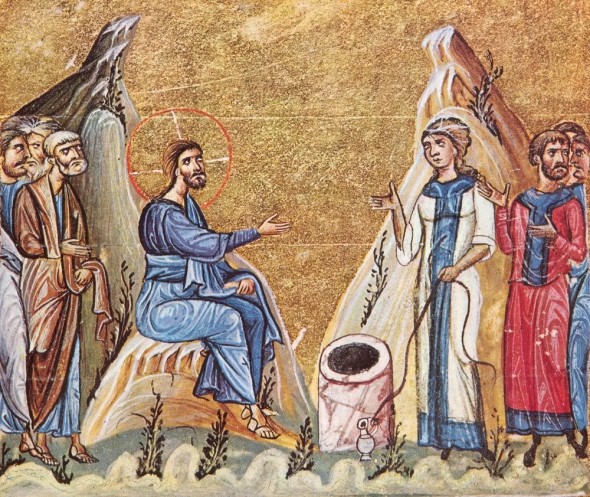 Convorbirea Mântuitorului cu Samarineanca – manuscris athonit, Dionisiou, sec XI