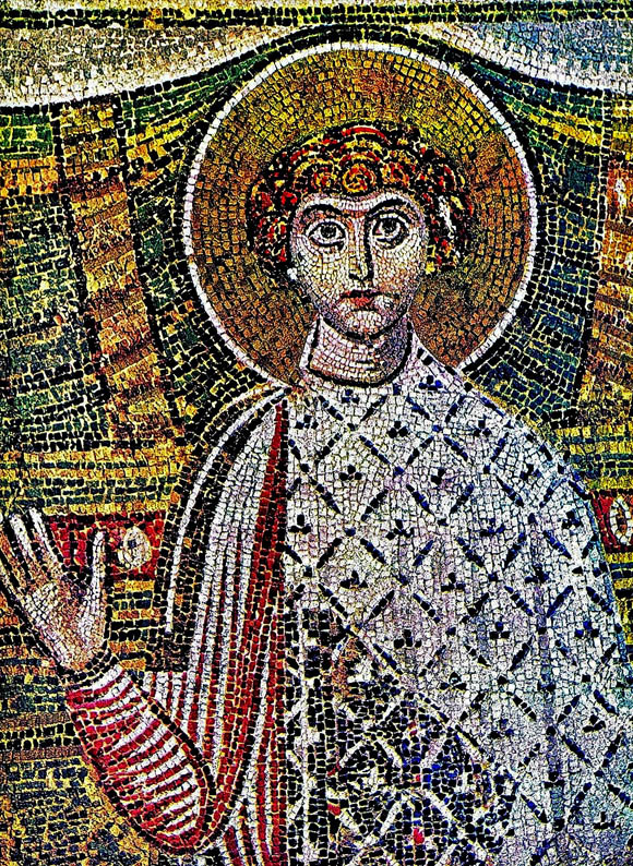 dimitrie al tesalonicului, mozaic s7, Biserica sf Dimitrie salonic in